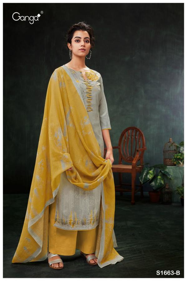 Ganga Neetu S1663 Designer Cotton Salwar Suit Collection